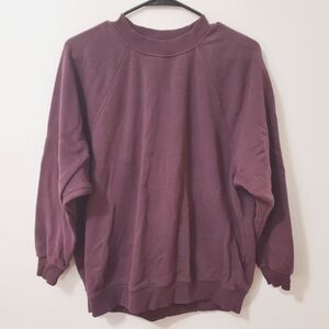 Plum/Burgundy Crewneck Sweater (XS-L)
